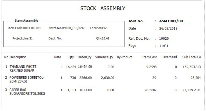 AutoCountAssemblyReport