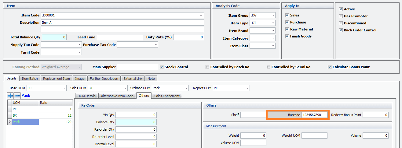 AutoCountStockBarcode